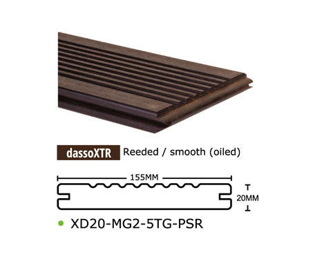 Bambuterassilauta – dassoXTR' R155, Espresso-sävy, kuva 1