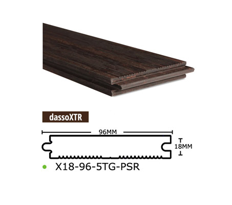 Bambuverantalauta – dassoXTR' porch, Espresso-sävy, kuva 1